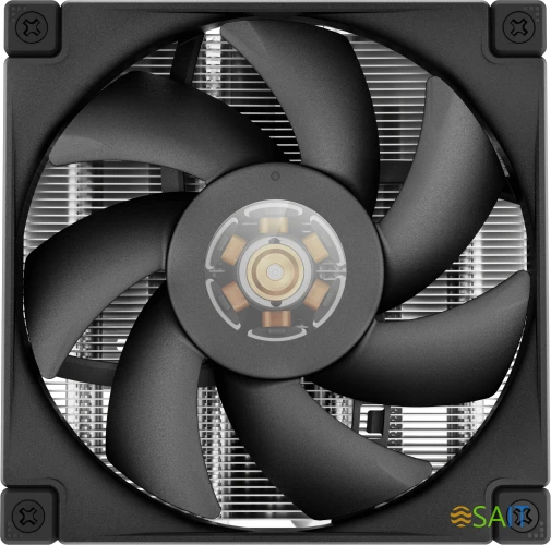 Устройство охлаждения(кулер) Deepcool AN400 Soc-AM5/AM4/1200/1700/1851 черный 4-pin 23.2dB Al 150W 431.4gr Ret (R-AN400-BKNNMN-G)