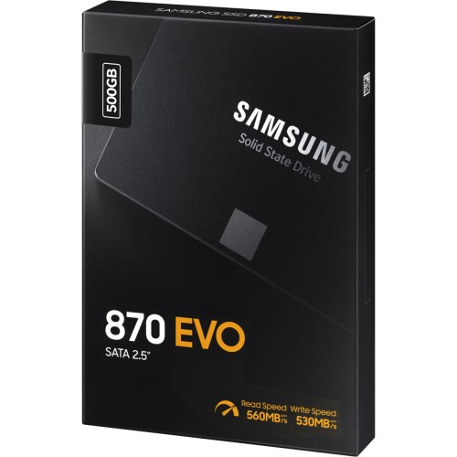 Твердотельные накопители Samsung 870 EVO 500GB (MZ-77E500BW)