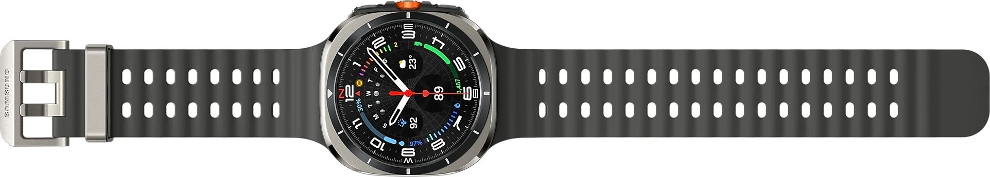 Смарт-часы Samsung Galaxy Watch Ultra LTE 47мм 1.5" AMOLED корп.серый рем.черный (SM-L705FZTACAU)