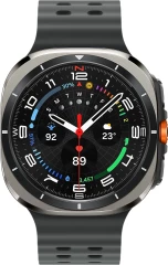 Смарт-часы Samsung Galaxy Watch Ultra LTE 47мм 1.5" AMOLED корп.серый рем.черный (SM-L705FZTACAU)