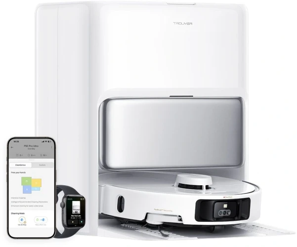 Пылесос-робот Trouver P50 Pro Ultra 75Вт белый