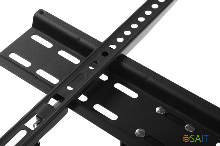 Кронштейн для телевизора Ultramounts UM878 черный 32"-55" макс.35кг настенный поворотно-выдвижной и наклонный