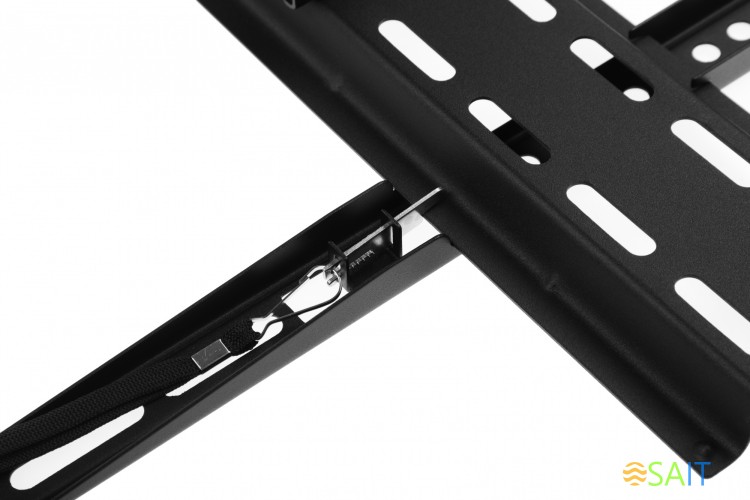 Кронштейн для телевизора Ultramounts UM878 черный 32"-55" макс.35кг настенный поворотно-выдвижной и наклонный