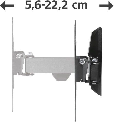 Кронштейн для телевизора Hama H-118100 черный 19"-48" макс.20кг настенный