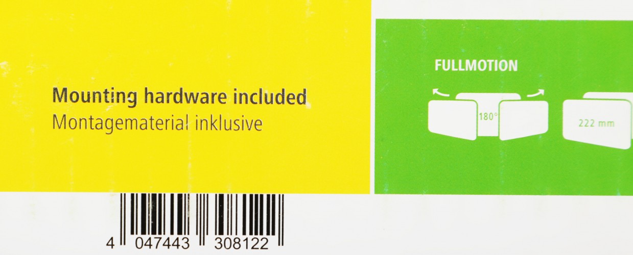 Кронштейн для телевизора Hama H-118100 черный 19"-48" макс.20кг настенный