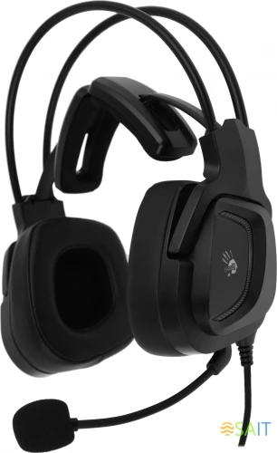 Наушники с микрофоном A4Tech Bloody G575P черный 2м мониторные оголовье (G575P 4PIN+USB/BLACK)