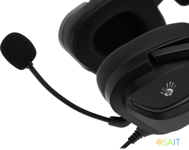 Наушники с микрофоном A4Tech Bloody G575P черный 2м мониторные оголовье (G575P 4PIN+USB/BLACK)
