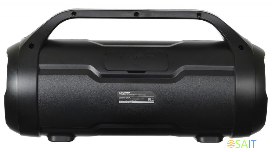 Колонка порт. Digma S-34 черный 25W 1.0 BT/USB 3000mAh (SP3425B)
