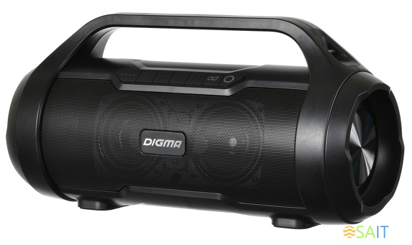 Колонка порт. Digma S-34 черный 25W 1.0 BT/USB 3000mAh (SP3425B)