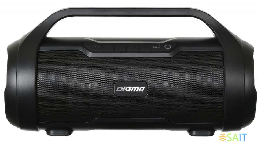 Колонка порт. Digma S-34 черный 25W 1.0 BT/USB 3000mAh (SP3425B)