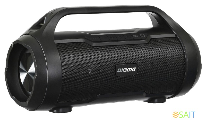 Колонка порт. Digma S-34 черный 25W 1.0 BT/USB 3000mAh (SP3425B)