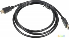 Кабель аудио-видео HDMI (m)/HDMI (m) 2м. позолоч.конт. черный