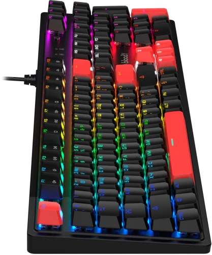 Клавиатура A4Tech Bloody S520N механическая черный USB for gamer LED