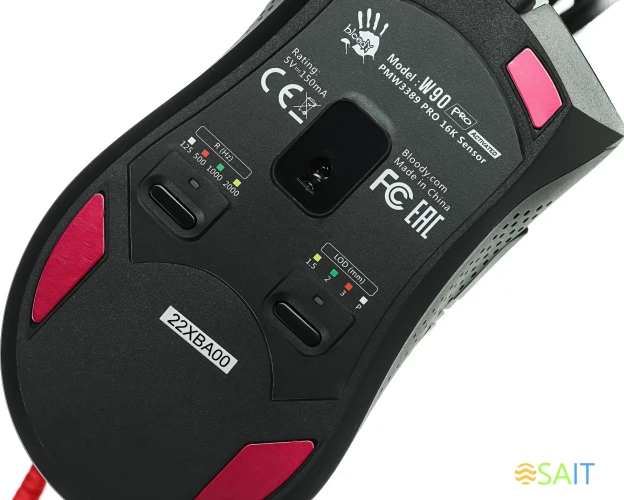 Мышь A4Tech Bloody W90 Pro черный оптическая 16000dpi USB 10but