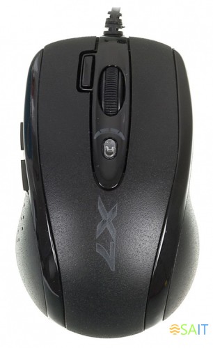 Мышь A4Tech X-710MK черный оптическая 2000dpi USB 7but (X-710MK USB)