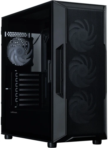 Корпус Zalman i3 Neo v2 черный без БП ATX 7x120mm 5x140mm 1xUSB3.0 audio bott PSU