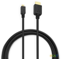 Кабель аудио-видео Buro HDMI 1.4 HDMI (m)/Micro HDMI (m) 3м. черный (MICROHDMI-3M)