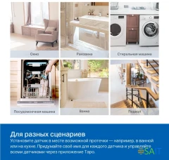 Датчик протечки TP-Link Tapo T300 белый