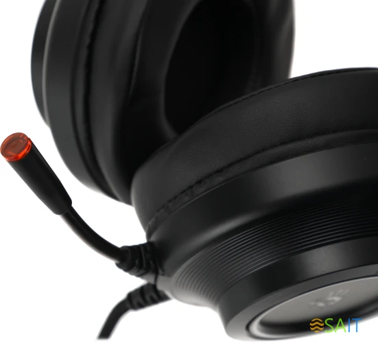 Наушники с микрофоном A4Tech Bloody G528C черный 2м мониторные USB оголовье (G528C)