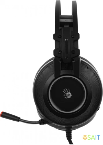 Наушники с микрофоном A4Tech Bloody G528C черный 2м мониторные USB оголовье (G528C)