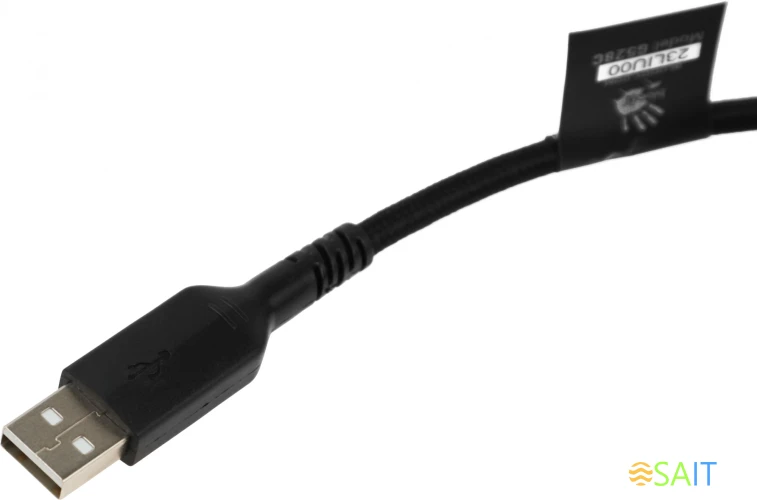 Наушники с микрофоном A4Tech Bloody G528C черный 2м мониторные USB оголовье (G528C)