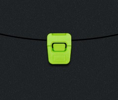 Портфель Бюрократ Black Opal BLPP01LETT 1 отдел. A4 пластик 0.7мм черный/салатовый