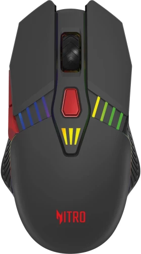 Мышь Acer Nitro OMR305 черный оптическая 3200dpi беспров. BT/Radio USB 6but (ZL.MCECC.020)