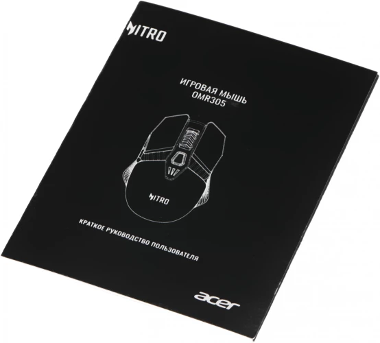 Мышь Acer Nitro OMR305 черный оптическая 3200dpi беспров. BT/Radio USB 6but (ZL.MCECC.020)