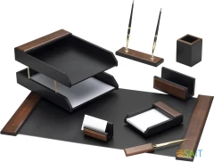 Настольный набор Good Sunrise T8G-1A (8 предметов) орех МДФ коричневый