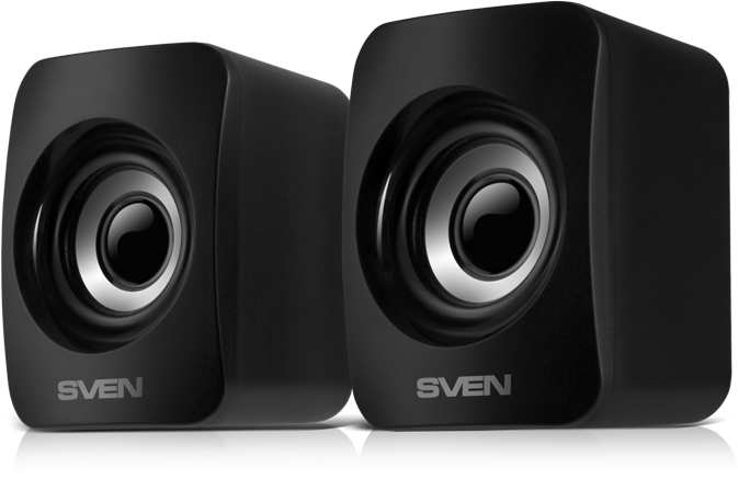 SVEN 130, чёрный, USB, акустическая система 2.0,  мощность 2x3 Вт(RMS) Sven 130
