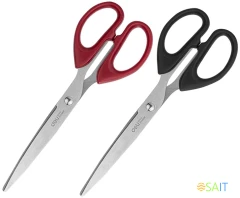 Ножницы Deli EM610 офисные 180мм ручки пластиковые сталь ассорти чехол с европод.