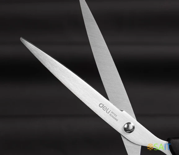 Ножницы Deli EM610 офисные 180мм ручки пластиковые сталь ассорти чехол с европод.