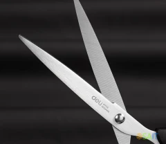 Ножницы Deli EM610 офисные 180мм ручки пластиковые сталь ассорти чехол с европод.