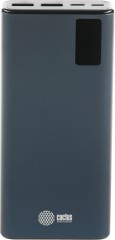 Мобильный аккумулятор Cactus CS-PBFSYT-20000 20000mAh 2.1A 2xUSB-A/USB-C синий