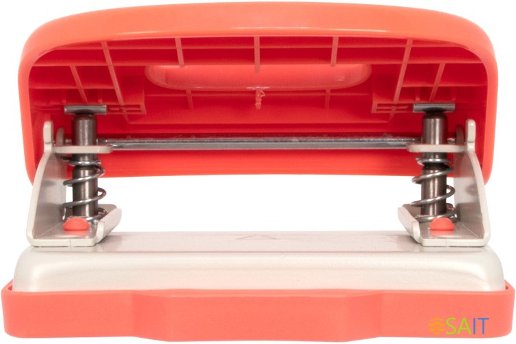 Дырокол Kw-Trio 09652red макс.:16лист. пластик красный отв.:2