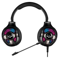 Игровые наушники с микрофоном SVEN AP-U1100MV, черный (USB, RGB, 7.1) SVEN AP-U1100MV SV-020828