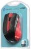 Мышь Оклик 485MW черный/красный оптическая 1600dpi беспров. USB для ноутбука 3but (997828)