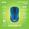Мышь Acer OMR132 синий/черный оптическая 1000dpi беспров. USB для ноутбука 2but (ZL.MCEEE.01F)