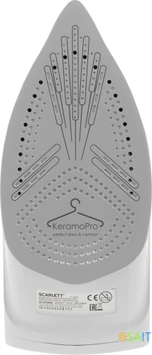 Утюг Scarlett Green Line SC-SI30K60 2400Вт белый/серый