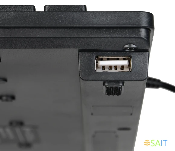 Клавиатура Оклик 520M2U черный/черный USB slim Multimedia