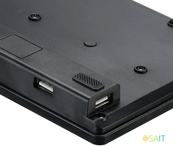 Клавиатура Оклик 520M2U черный/черный USB slim Multimedia