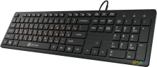 Клавиатура Оклик 520M2U черный/черный USB slim Multimedia