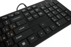 Клавиатура Оклик 520M2U черный/черный USB slim Multimedia