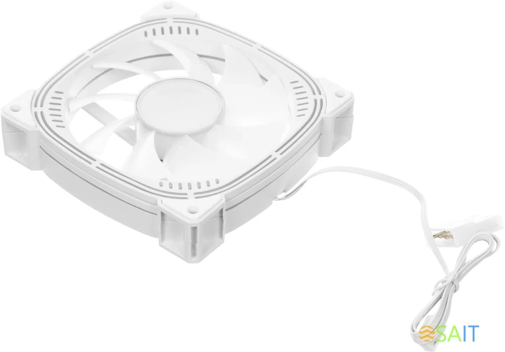 Вентилятор для корпуса Formula Nulight 12WH RGB 120х120x25 белый 3-pin 4-pin (Molex) 19.06дБ (NULIGHT 12WH FR) Ret