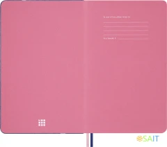 Блокнот Moleskine LIMITED EDITION SAKURA LESU08QP062BOX 130х210мм обложка текстиль 176стр. нелинованный подар.кор. синий 2025