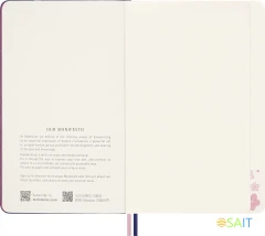 Блокнот Moleskine LIMITED EDITION SAKURA LESU08QP062BOX 130х210мм обложка текстиль 176стр. нелинованный подар.кор. синий 2025