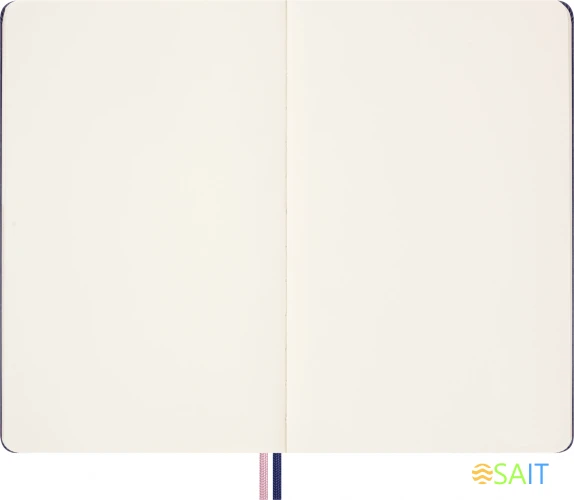 Блокнот Moleskine LIMITED EDITION SAKURA LESU08QP062BOX 130х210мм обложка текстиль 176стр. нелинованный подар.кор. синий 2025