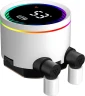 Система водяного охлаждения PcCooler DA360 Pro Digital WH ARGB Soc-AM5/AM4/1200/1700/1851 белый 4-pin Al LCD 300W Ret (DA360PRO-WHAWXL-GL)