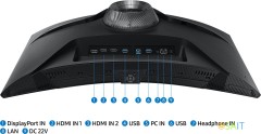 Монитор Samsung 27" Odyssey G6 S27BG650EI черный VA LED 16:9 HDMI M/M полуматовая HAS Piv 350cd 178гр/178гр 2560x1440 240Hz FreeSync Premium Pro DP QHD USB 6.4кг