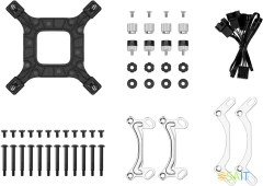 Система водяного охлаждения Deepcool LE360 V2 ARGB Soc-AM5/AM4/1200/1700/1851 черный 4-pin 19-31.6dB Al 250W 1632gr Ret (R-LE360-BKAMMC-G-2)